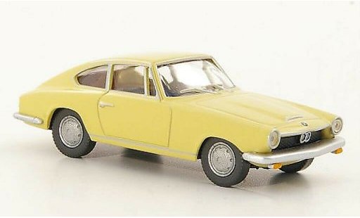 Bmw 1600 GT 1/87 Wiking Coupe beige modellini auto