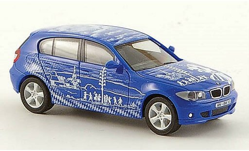 Bmw 114 E87 1/87 Herpa d blu Bayern-Edition 2005 Schone Maienzeit modellini auto