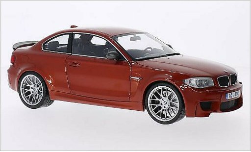 Bmw 1M coupe 1/18 Minichamps metallicoo orange 2011 E82 modellini auto