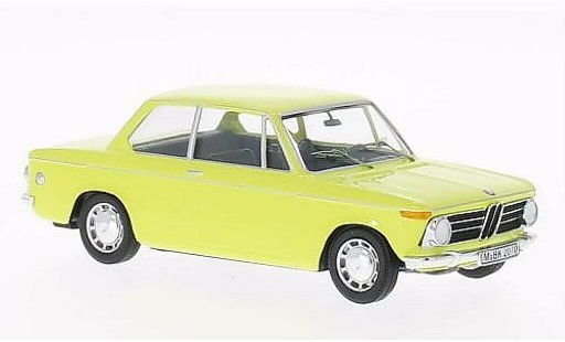 Bmw 2002 berline 1/43 WhiteBox giallo limitata Auflage 500 pezzo modellini auto