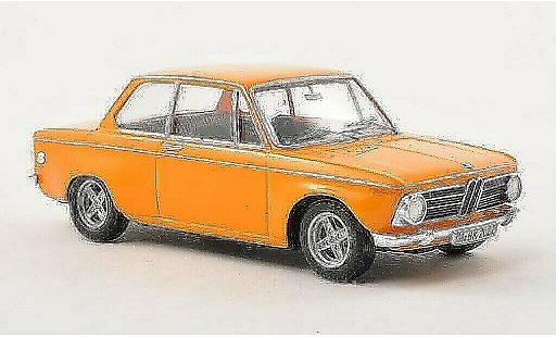 Bmw 2002 ti 1/43 WhiteBox verbreitert orange limitata Auflage 500 pezzo 1971 modellini auto