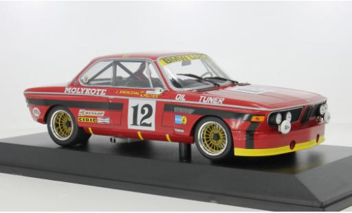 Bmw 3.0 1/18 Minichamps CSL 24h Spa 1974 Luigi #12 A.Peltier/J.Xhenceval 1:18 modellino in miniatura