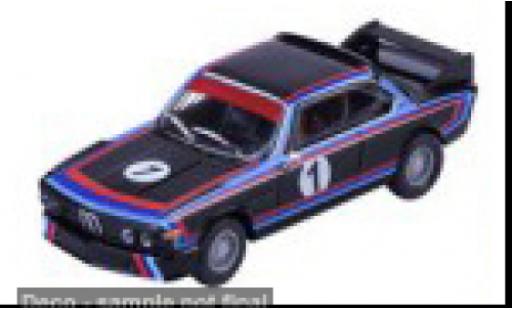 Bmw 3.0 1/64 Majorette CSL schwarz/Dekor 1975 1:64 modellino in miniatura