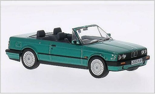 Bmw 318 cabriolet 1/43 Vanguards E30 i (E30) Cabrio metallicoo verde RHD modellini auto