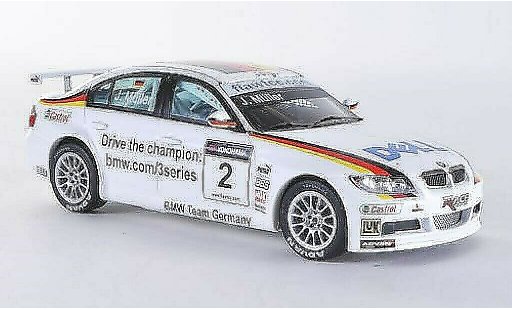 Bmw 320 WTCC 1/43 Spark Si No.2 Muller 2007 modellini auto