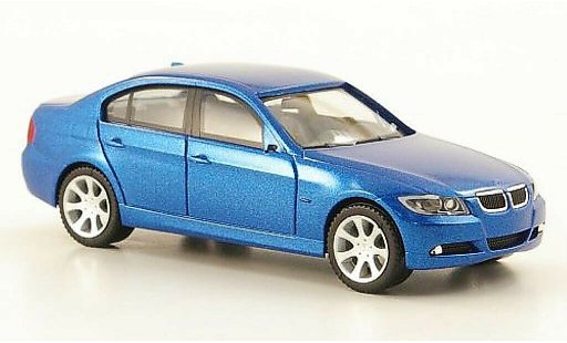 Bmw 335 berline 1/87 Herpa E90 Berlina (E90) blu 2005 modellini auto