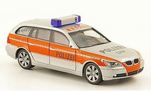 Bmw 520 police 1/87 Herpa E61 d Touring Polizia Schweiz modellini auto