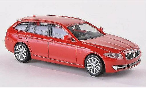 Bmw 530 touring 1/87 Herpa F11 i rosso modellini auto