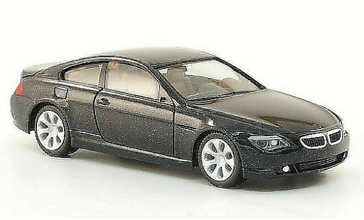 Bmw 630 E63 1/87 Herpa Coupe nero 2004 modellini auto