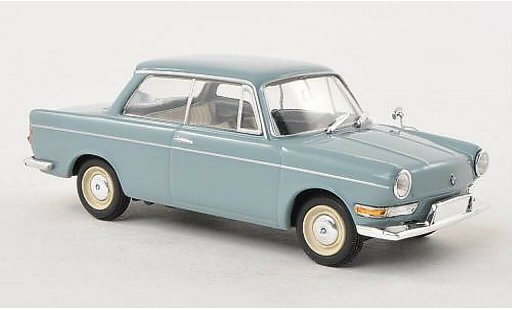 Bmw 700 ls 1/43 Minichamps blu-grigio 1960 modellini auto