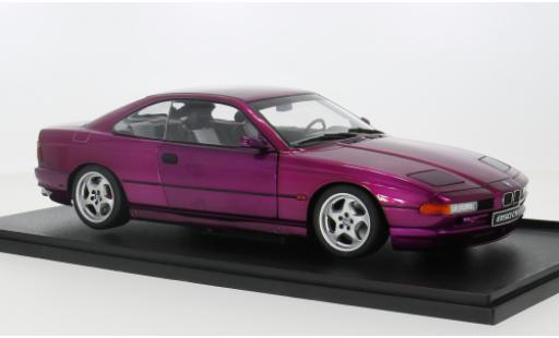 Bmw 850 1/18 Solido (E31) CSI rosa 1:18 modellino in miniatura