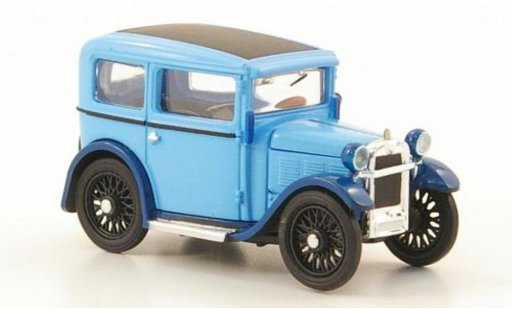 Bmw Dixi standard 1/87 Ricko blu/blu 1929 modellini auto