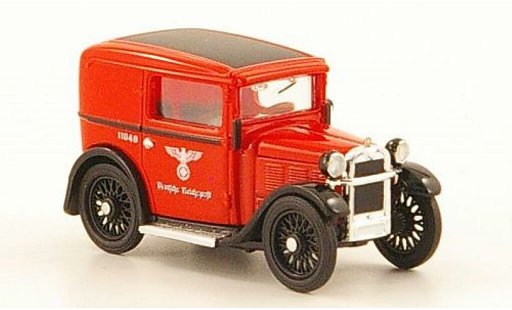 Bmw Dixi fourgon 1/87 Brekina Lieferwagen Deutsche Reichspost modellini auto