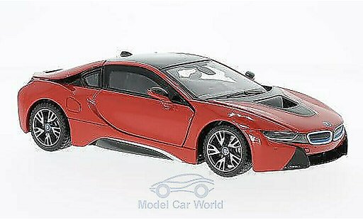 Bmw i8 Coupe 1/24 Rastar rosso modellini auto