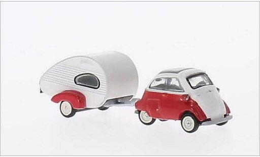 Bmw Isetta Export 1/87 Schuco rosso/bianco modellini auto