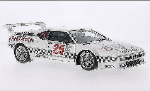 Bmw M1 1981 1/18 Minichamps No.25 rosso Lobster Racing Team rosso Lobster IMSA Riverside /K.Miller modellini auto