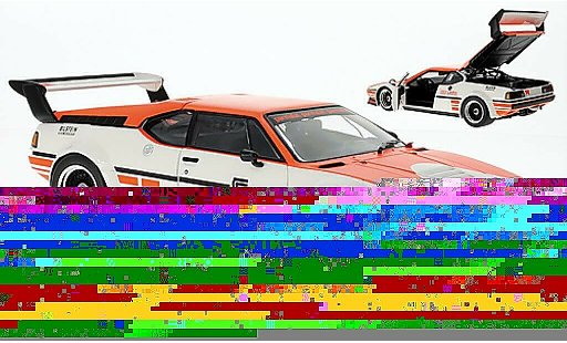 Bmw M1 1979 1/18 Minichamps (E26) No.5 Project Four Racing Serie modellini auto