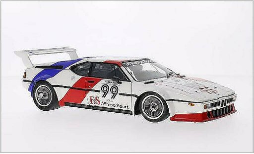 Bmw M1 1979 1/18 Minichamps E26 bianco/verde No.99 modellini auto