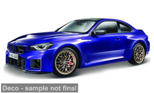Bmw M2 1/43 Burago CS blau 2026 1:43 Bburago modellino in miniatura