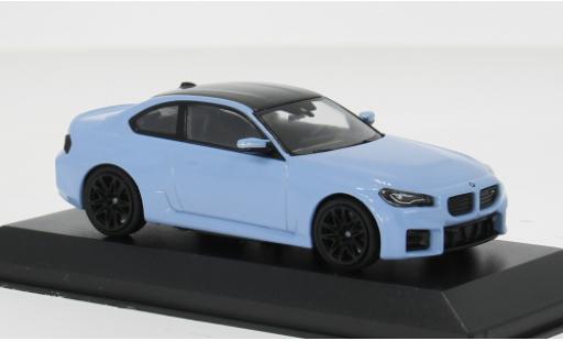 Bmw M2 1/43 Minichamps blau 2023 1:43 modellino in miniatura