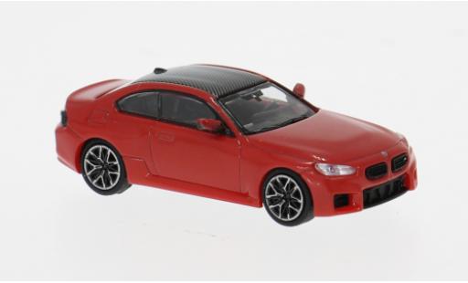 Bmw M2 1/87 Minichamps rot 2023 1:87 modellino in miniatura