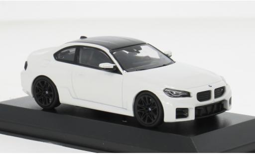 Bmw M2 1/43 Minichamps weiss 2023 1:43 modellino in miniatura
