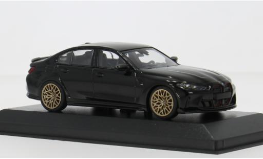 Bmw M3 1/43 Minichamps CS schwarz 2023 1:43 modellino in miniatura