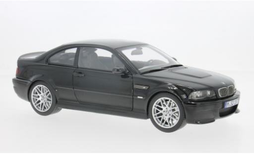 Bmw M3 1/18 Norev CSL schwarz 1:18 modellino in miniatura
