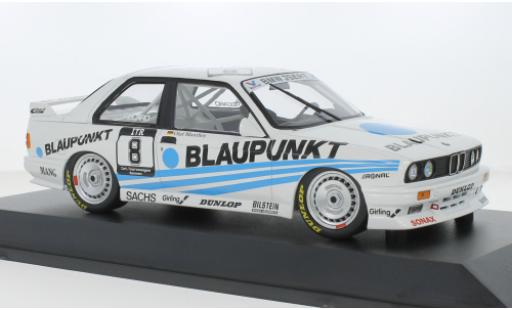 Bmw M3 1/18 Minichamps (E30) DTM 1988 Isert Blaupunkt #8 O.Manthey 1:18 modellino in miniatura