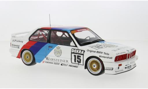Bmw M3 1/18 Werk83 (E30) DTM 1989 #15 R.Ravaglia 1:18 modellino in miniatura