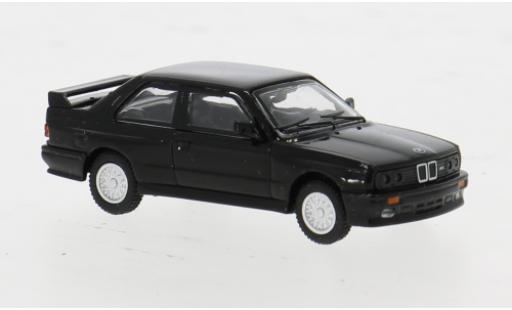Bmw M3 1/87 Minichamps (E30) schwarz 1:87 modellino in miniatura