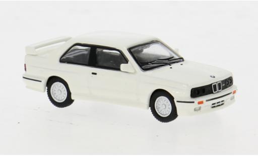 Bmw M3 1/87 Minichamps (E30) weiss 1986 1:87 modellino in miniatura