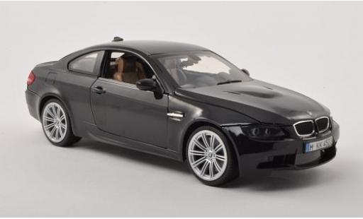 Bmw M3 1/18 Motormax (E92M) schwarz 1:18 modellino in miniatura