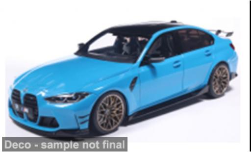 Bmw M3 1/18 Solido (G80) blau/schwarz 1:18 modellino in miniatura