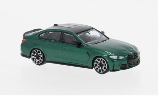 Bmw M3 1/87 Minichamps (G80) gr&uuml;n 2020 1:87 modellino in miniatura