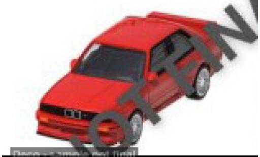 Bmw M3 1/64 Majorette rot 1986 1:64 modellino in miniatura