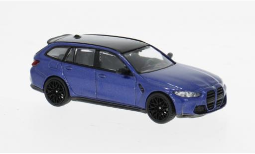 Modellini auto Bmw M3 Touring blau 2023 1/64 Mini GT