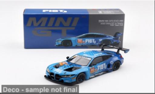 Bmw M4 1/64 Mini GT GT3 EVO China GT 2025 FIST Team AAI #90 1:64 modellino in miniatura