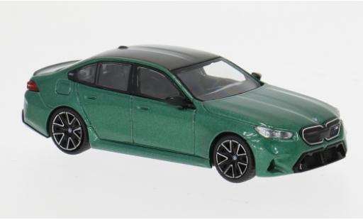 Bmw M5 1/64 Mini GT (G90) gr&uuml;n/schwarz 2024 1:64 modellino in miniatura