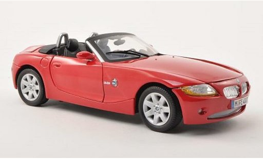 Bmw Z4 roadster 1/18 Motormax E85 rosso 2008 modellini auto