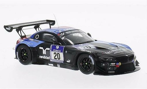 Bmw Z4 GT3 1/43 Minichamps E89 No.20 Team Schubert 24h Nurburgring 2013 /Hurtgen modellini auto