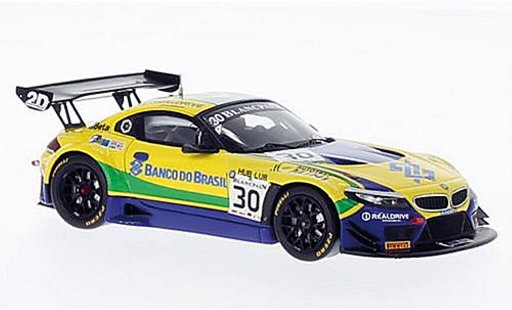 Bmw Z4 GT3 1/43 Spark E89 No.30 Team Brasil Blancpain 2014 modellini auto