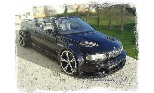 Bmw M3 Cabriolet 1/18 Minichamps GTR E46 ac schnitzer modellini auto