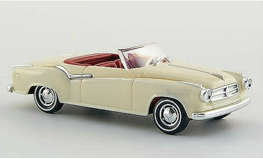 Borgward Isabella cabriolet 1/87 Busch Cabrio creme-bianco 1958 modellini auto