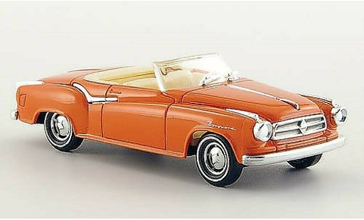 Borgward Isabella cabriolet 1/87 Busch Cabrio lachsfarben 1958 modellini auto