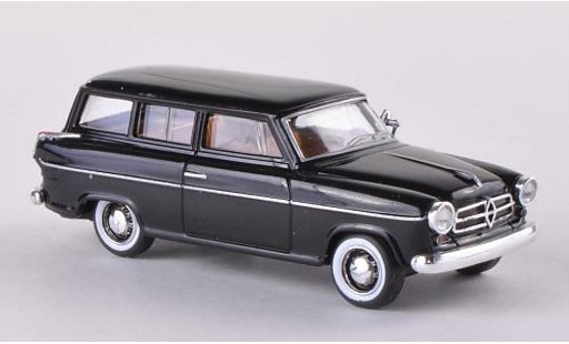 Borgward Isabella break 1/87 Herpa Station wagon nero modellini auto