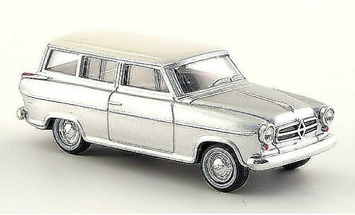 Borgward Isabella break 1/87 Herpa Station wagon grigio/bianco modellini auto