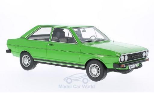 Audi 80 1/18 BoS Models GT verde 1973 ohne Vitrine modellino in miniatura
