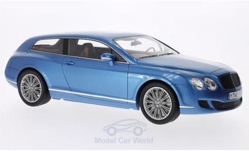 Bentley Continental T 1/18 BoS Models Flying Star by Touring metallico blu 2010 modellino in miniatura