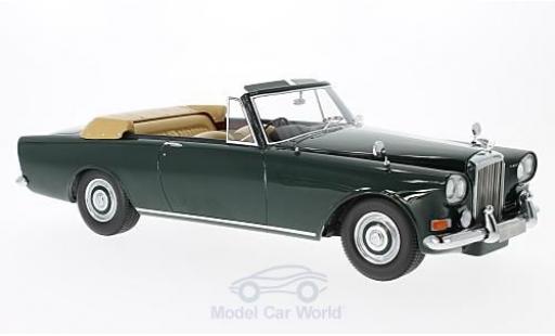 Bentley S3 1/18 BoS Models SIII Park Ward DHC verde RHD 1963 modellino in miniatura